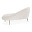 Chaise longue rembourrée Ether