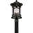 Stained Glass Lantern Head Post Lantern