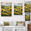 Paysage de campagne Blountstown vert et jaune - impression-996769332-996769324