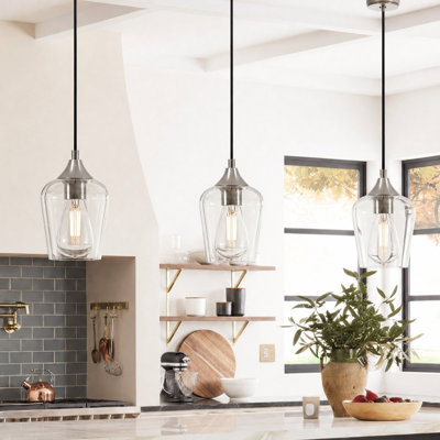 Pendant Light Fixture with Adjustable Height