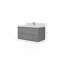 Meuble-lavabo simple 42 po avec plateau en quartz Madison-93996276