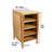 EcoDecors Signifiacado® 18'' Free Standing Bathroom Bridge or End Vanity with Solid Wood Top, in Earthy Teak