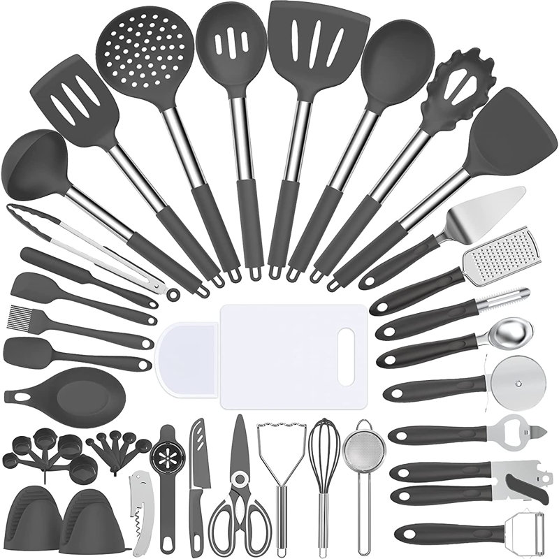Ruya Company 43 Utensil Set, Gray