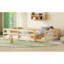 Lit simple au sol avec clôture, en bois de pin, confortable, sans sommier, facile à assembler, amusant «Bedtime Snuggles Dreams»-619712718-619712717
