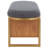 Comesana Polyester Upholstered Storage Bench-478964702