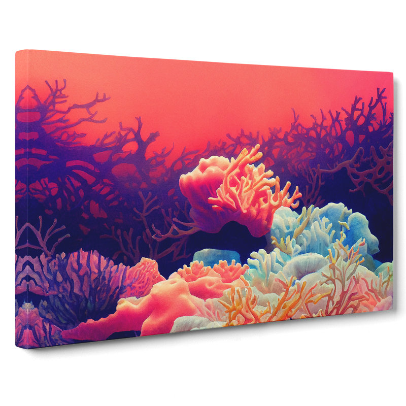 The Coral Reef Vol.5 - Wrapped Canvas Print, 40cm H x 60cm W x 3cm D