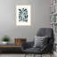 «Simple Botanical III» par Becky Thorns, impression sur bois encadrée-100671773