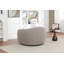 Aria Boucle Swivel Chair Taupe