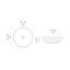 Lavabo de salle de bain vasque circulaire-58646705