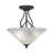 Capri 3-Light Semi-Flush Mount