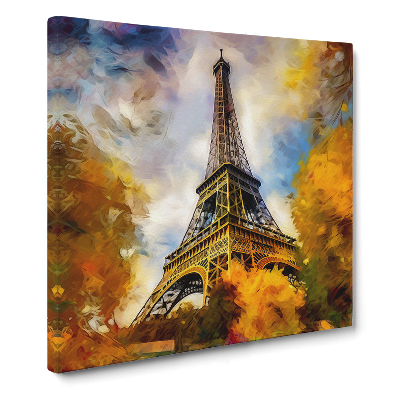 Eiffel Tower Impressionism - Print