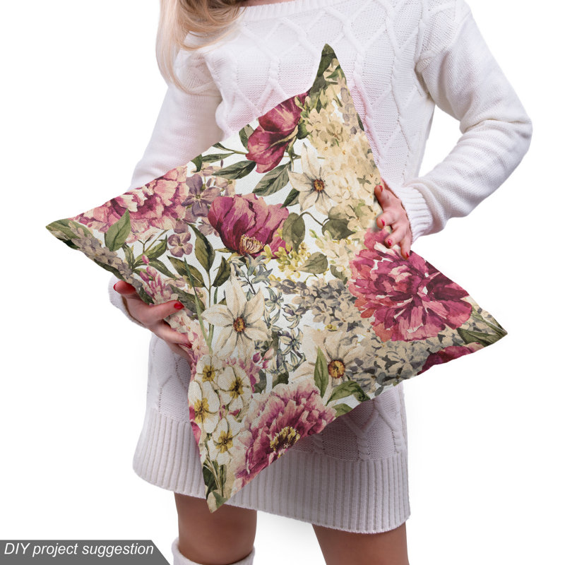 Tissu floral Ambesonne, l 58 po x L 108 po