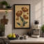 Study in Burgundy Botanical - Wrapped Canvas-1069901734-1069901735