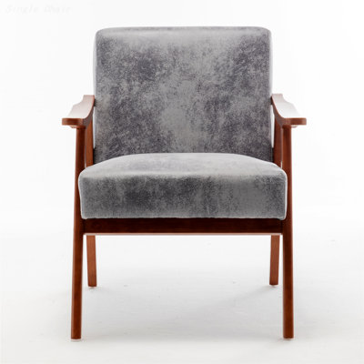 Fauteuil avec structure en bois massif