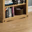 Alfheim 107cm H x 75cm W Solid Wood Standard Bookcase