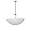 36" Wide Cypola Alabaster Inverted Pendant
