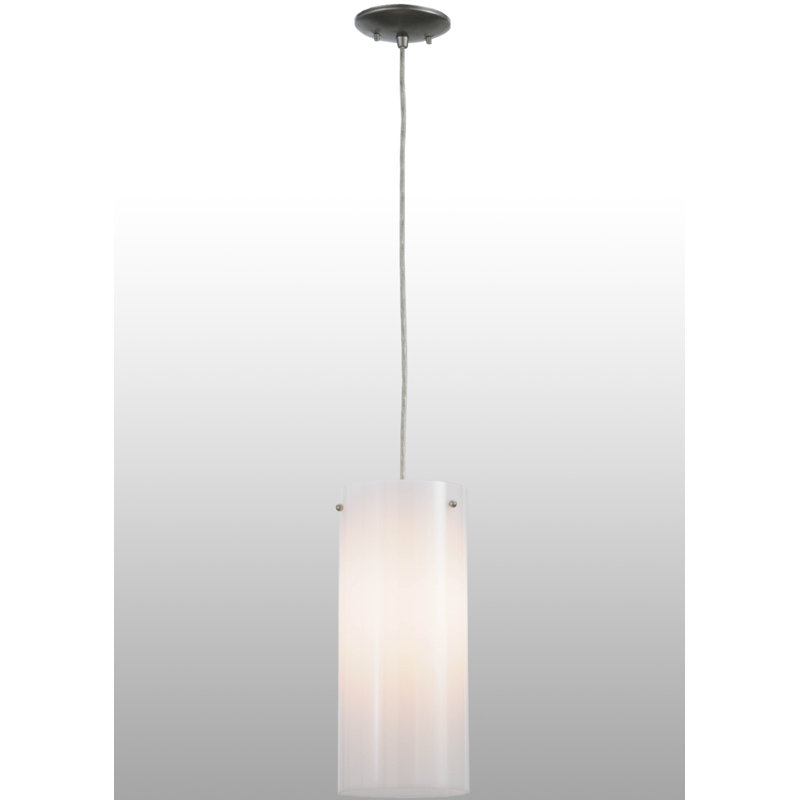 Luminaire suspendu cylindrique à 1 lumière Cilindro