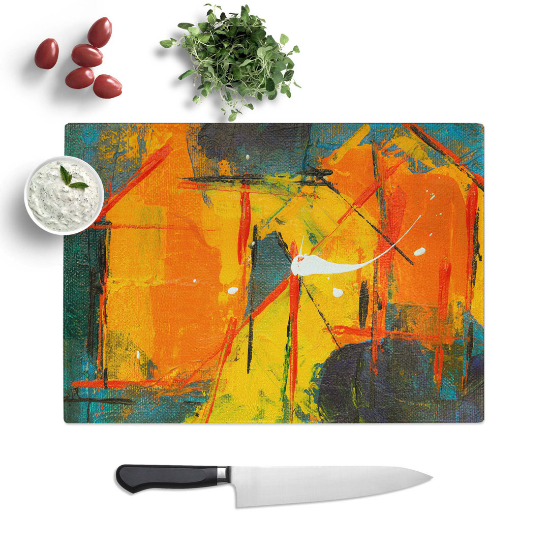 Tempered Glass Art Painting Vol.378 Chopping Board