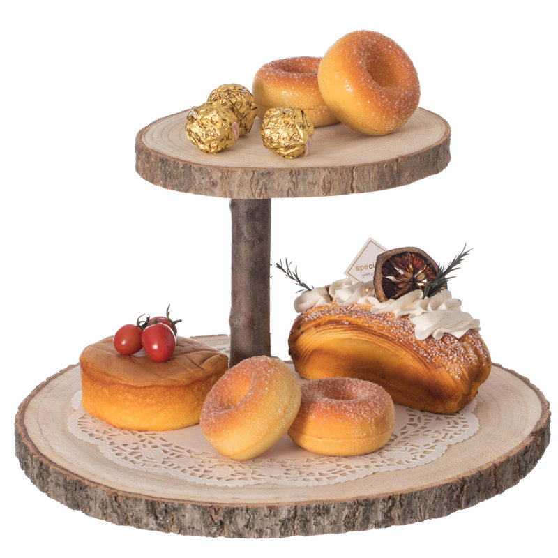 Aniseto Solid Wood Tray - Set of 2