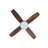 Prism 42 inch Brushed Nickel LED Ceiling Fan with Light Kit and Remote Control