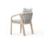 Chaise de salle à manger d'extérieur en bois d'acacia avec coussins Cody-1570301656