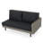 Sofa Set -Left Armrest - Grey-384926527