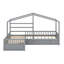Lit plateforme simple avec trois tiroirs de rangement-1661594554