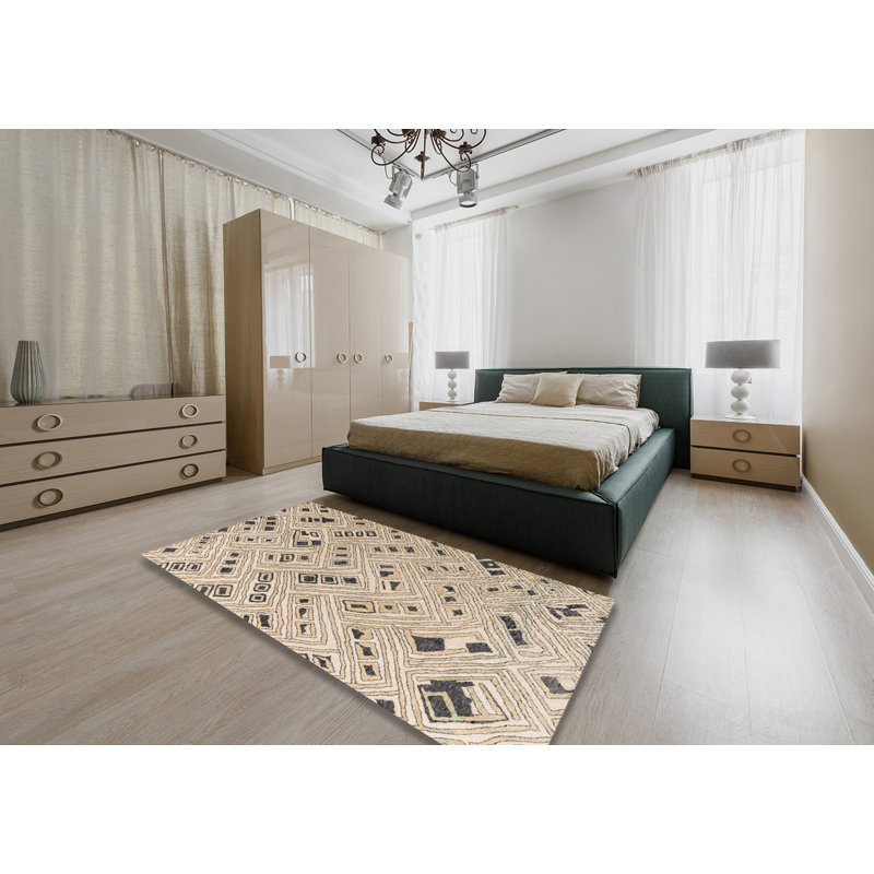 Tapis abstrait moderne 4749, Rectangle 4 pi x 6 pi