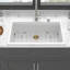 Évier de cuisine en quartz - Évier de cuisine encastré en granite 33 po x 22 po x 9,65 po