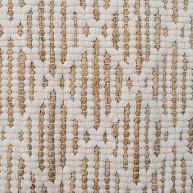 Aeilt Geometric Machine Braided Area Rug, Rectangle 80 x 150cm