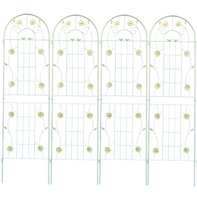 71'' H x 79.5'' W Iron Trellis