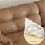 Causeuse-coussin modulaire en cuir véritable kaki-129162939