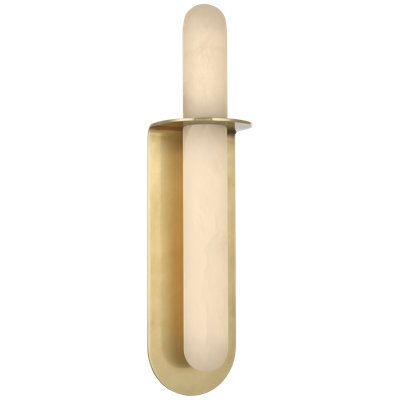 Kelly Wearstler Fosse 11" Invertable Offset Oval Sconce