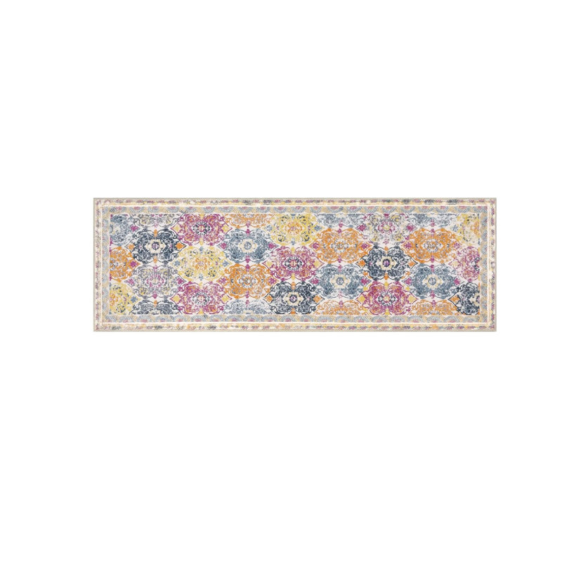 Floral 60cm X 180cm Area Rug