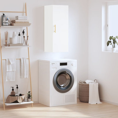 This wall mounted cabinet with an elegant design makes a timeless addition to your interior decor.