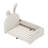 Twin Size Upholstered Princess Bed with Rabbit Ears, Platform Bed with Headboard and Footboard for Kids-2022307237