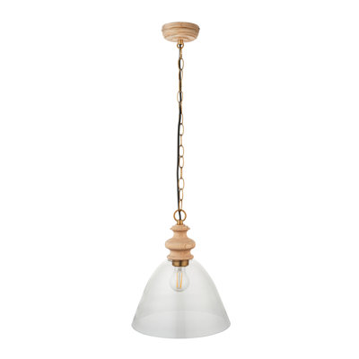 Cotswold Pendant finished in Natural Ashwood