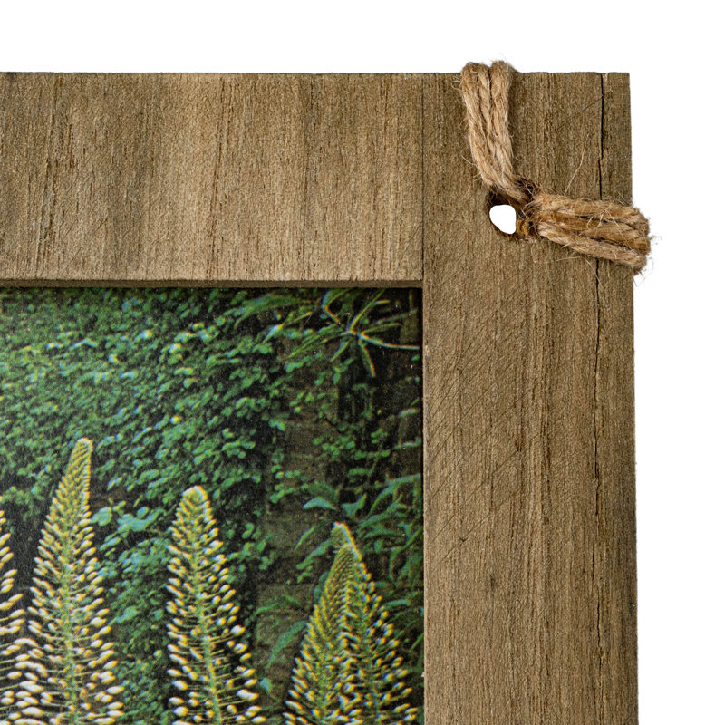 Classic White Wood Tabletop and Wall Photo Frame