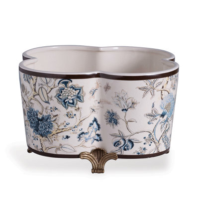Scalamandre Porcelain Pot Planter