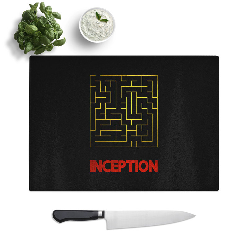 Inception Chopping Board, 0.4cm H x 20cm W x 28.5cm L