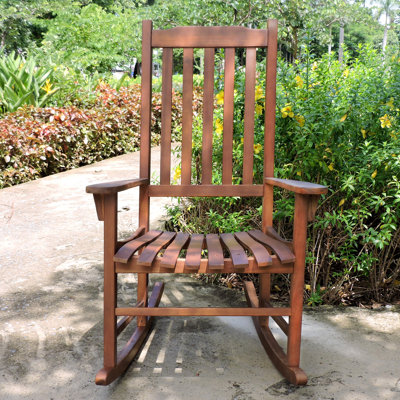 Eberly Outdoor Traditional Rocking Chair by Highland Dunes