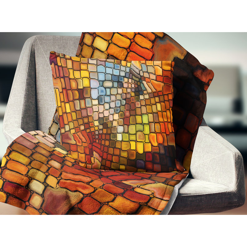 Coussin , 18 po x 18 po, Carré