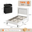 Ensemble de lit plateforme tapissier Diamond-1458064820-1458064818