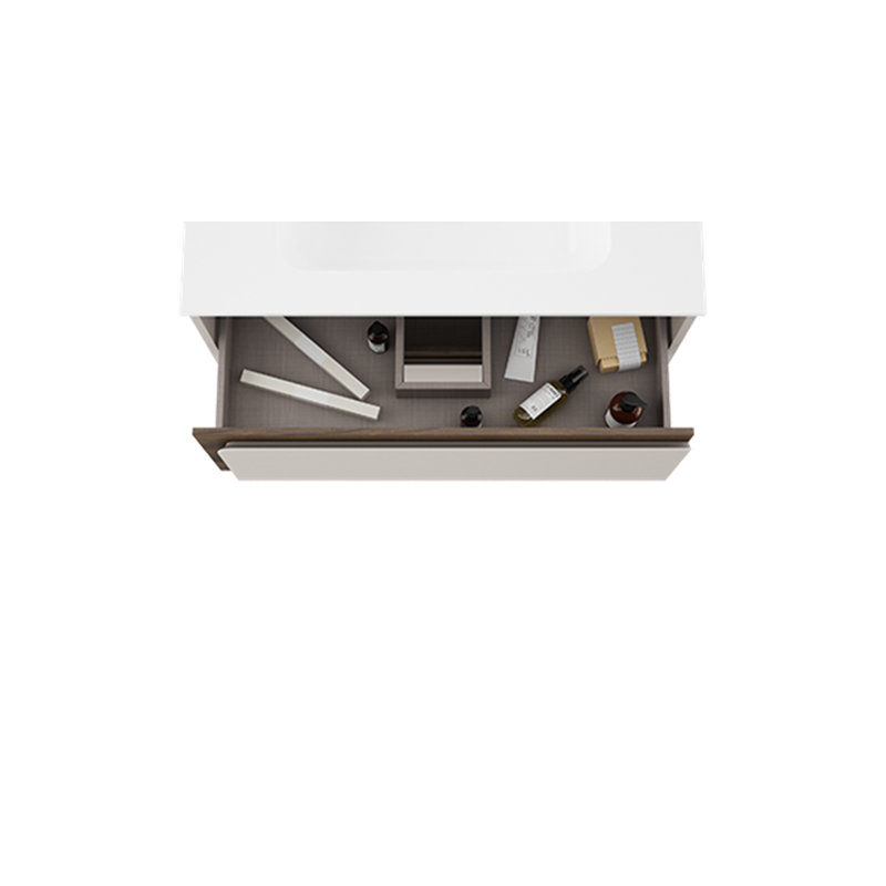 Ensemble de meuble-lavabo simple 24 po Cordoba, Coton / bois, Coton