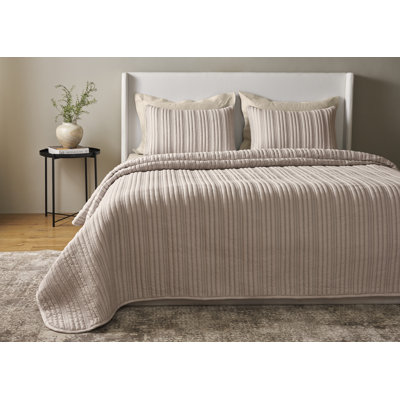 Rib Coverlet Set