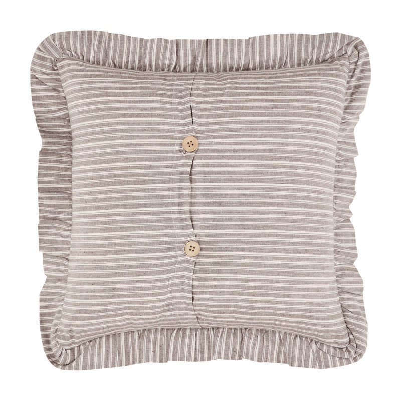 Floral Cotton Throw Pillow