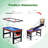 48'' Multi Game Table, 9 in 1 Combo Game Table with Billiards, Ping Pong, Hockey, Basketball, Bean Bag and Foosball
