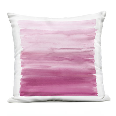 Coussin extérieur Gradient Pink Blush, par Allie Corbin