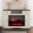 TV Stands With 28'' Color Changing Fireplace 