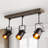 24.8'' 3 -Light Fixed Track Track Kit with Dimmable and Adjustable Head-54646789